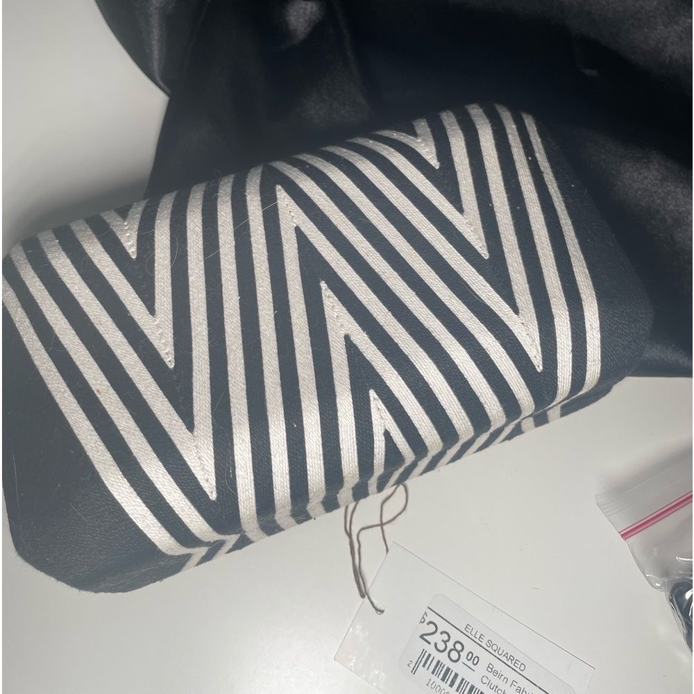 STRIPED CLUTCH - Picture 5 of 6